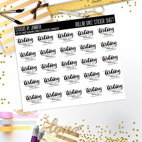 Deco Mini DD650 Planner Stickers, Bullet Journal, Functional Planner Stickers, Stationary Stickers