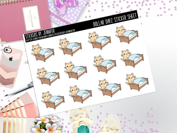 Deco Mini DD663 Planner Stickers, Bullet Journal, Functional Planner Stickers, Stationary Stickers