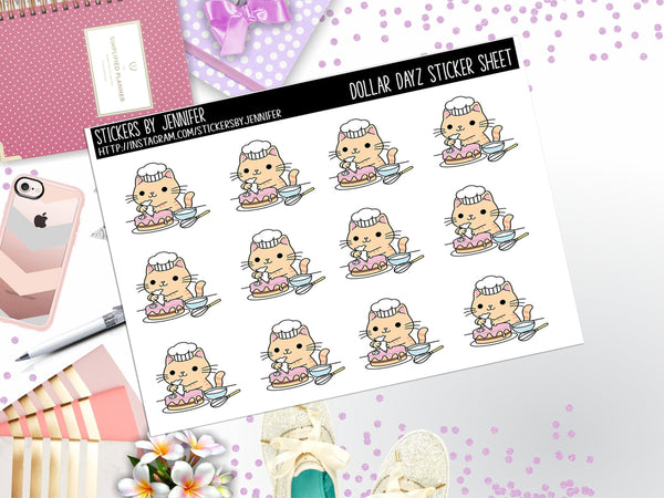 Deco Mini DD666 Planner Stickers, Bullet Journal, Functional Planner Stickers, Stationary Stickers