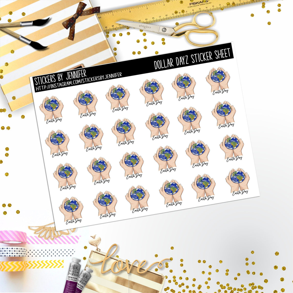 Deco Mini DD673 Planner Stickers, Bullet Journal, Functional Planner Stickers, Stationary Stickers