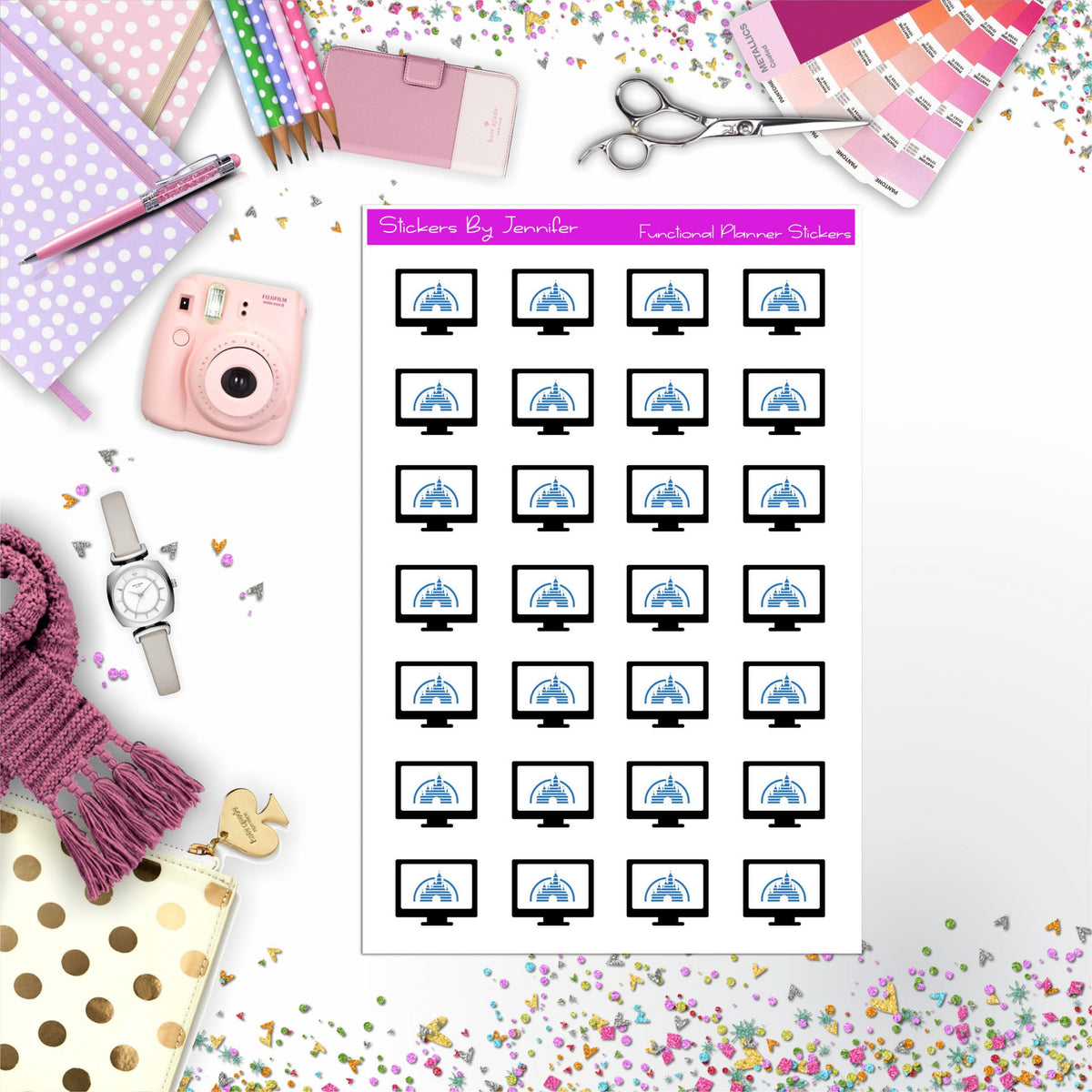 Disney Binge Planner Stickers