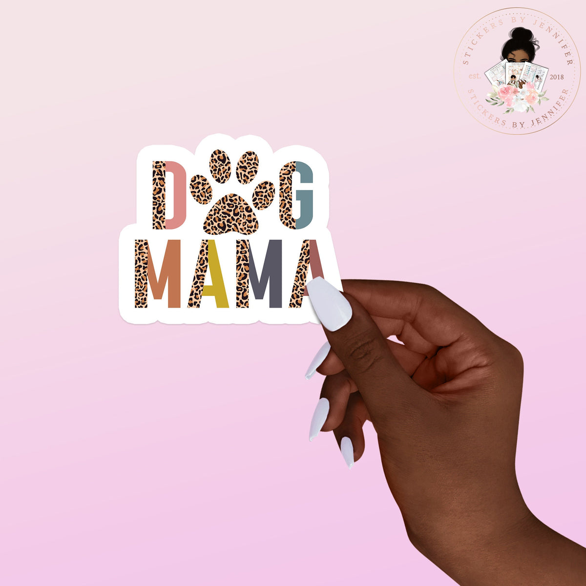 Dog Mama Vinyl Sticker
