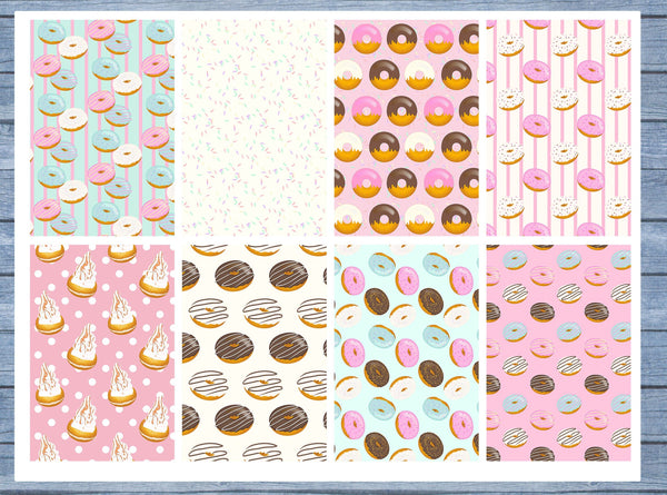 Donuts Full Box Planner Stickers, Big Happy Planner, Erin Condren, Classic Happy Planner