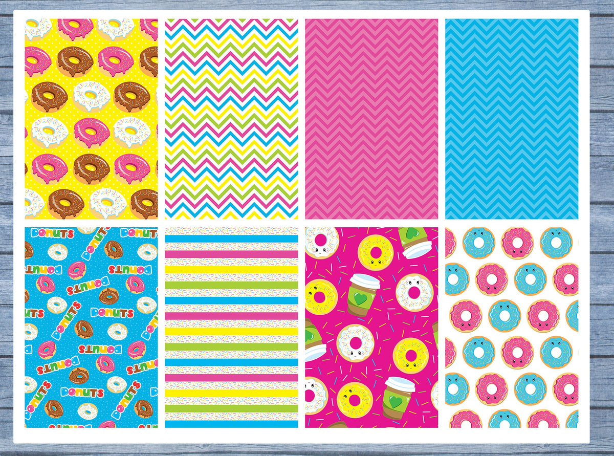 Donuts Full Box Planner Stickers, Big Happy Planner, Erin Condren, Classic Happy Planner