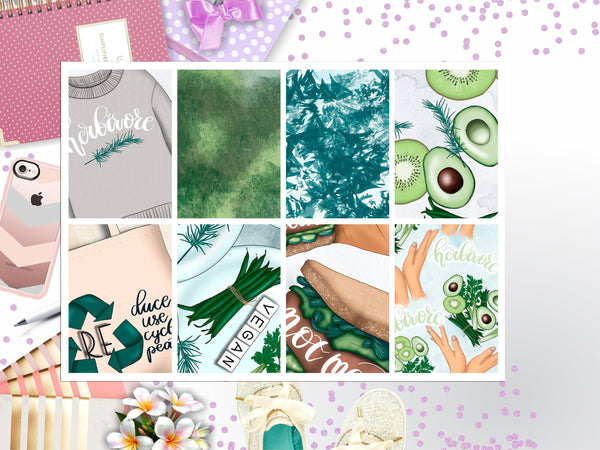Earth Life Full Box Big Happy Planner, Erin Condren, Classic Happy Planner