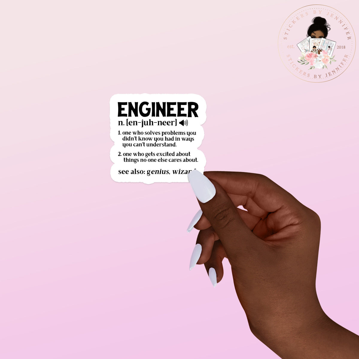 Engineer Vinyl Sticker