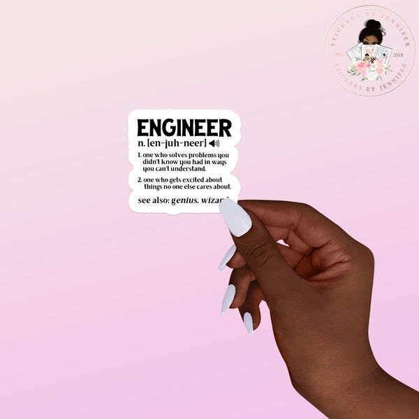 Engineer Vinyl Sticker