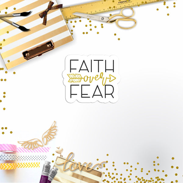 Faith Over Fear Vinyl Sticker