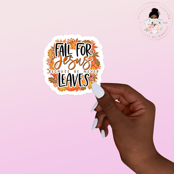 Fall Leaves  Vinyl Sticker