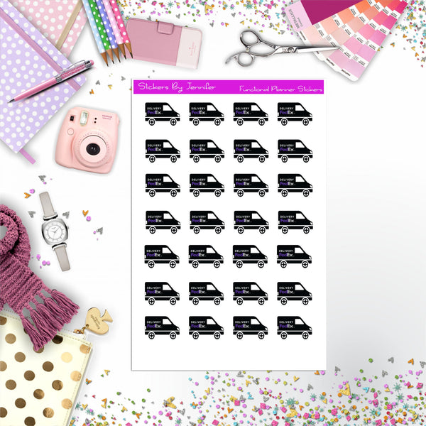 Fedex Delivery  Planner Stickers