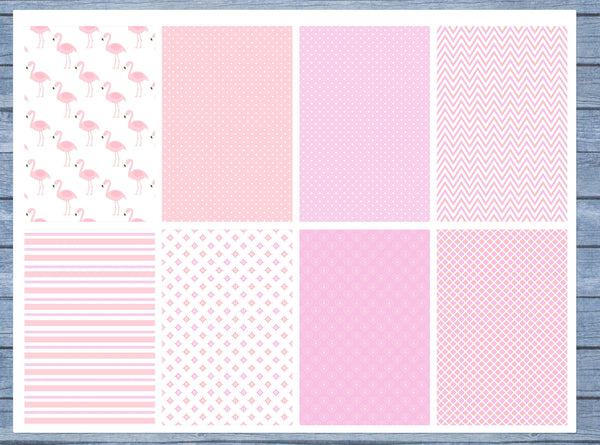 Flamingo Full Box Planner Stickers, Big Happy Planner, Erin Condren, Classic Happy Planner, Mini Happy Planner