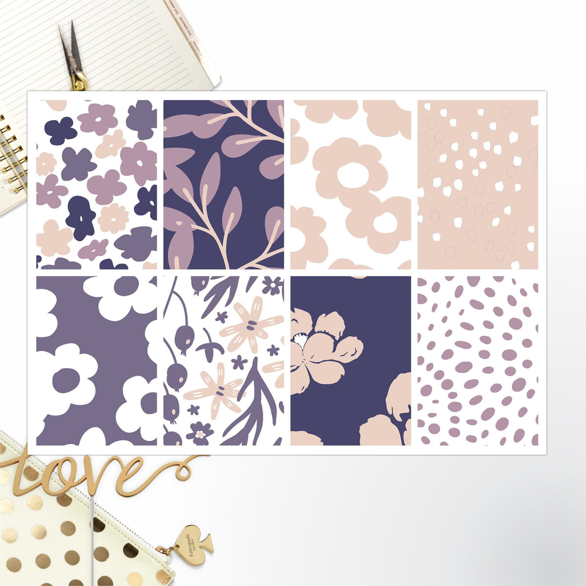 Floral Full Box Big Happy Planner, Erin Condren, Classic Happy Planner