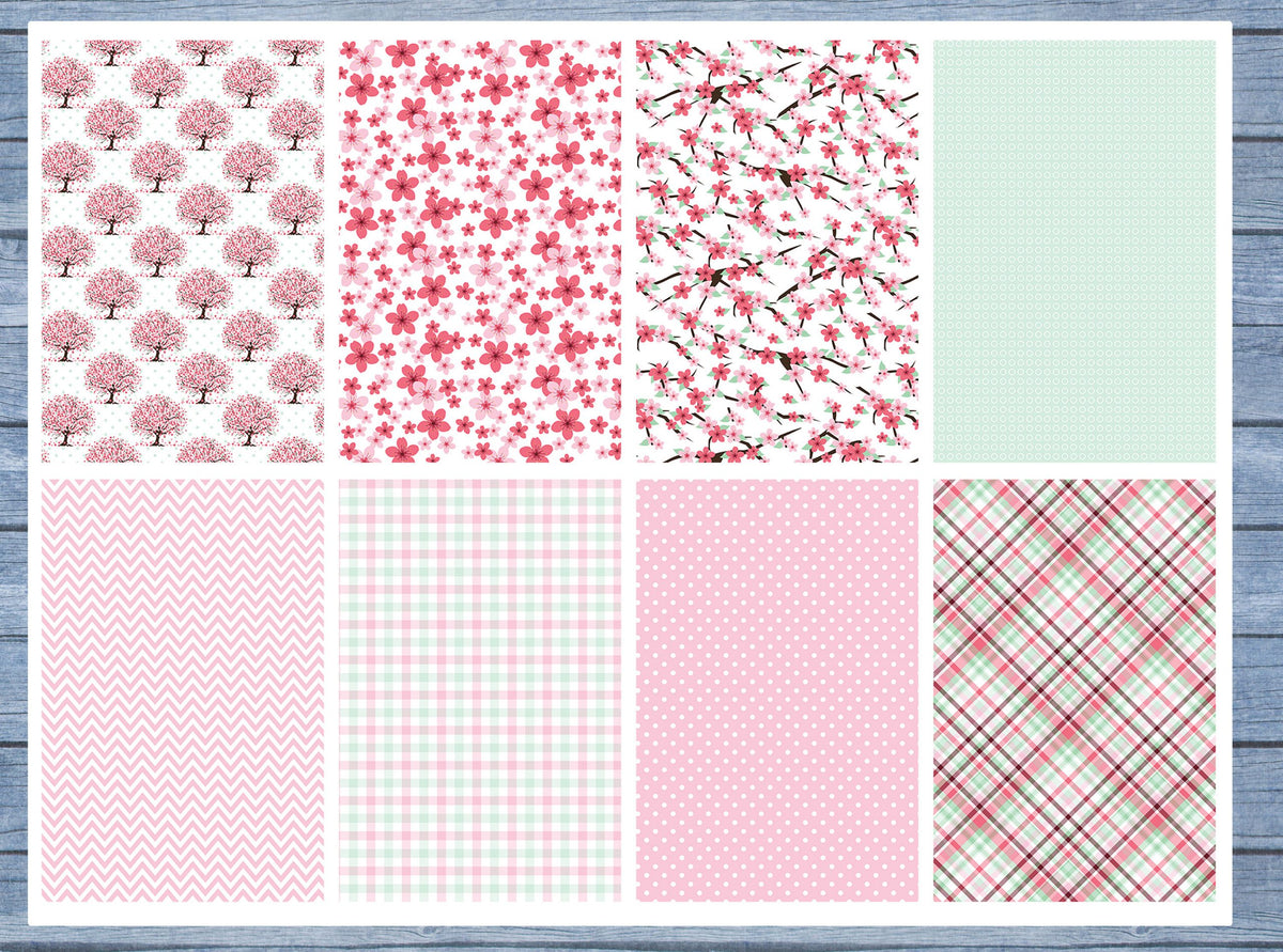 Floral Full Box Planner Stickers, Big Happy Planner, Erin Condren, Classic Happy Planner