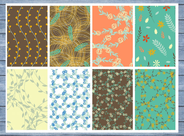 Floral Full Box Planner Stickers, Big Happy Planner, Erin Condren, Classic Happy Planner
