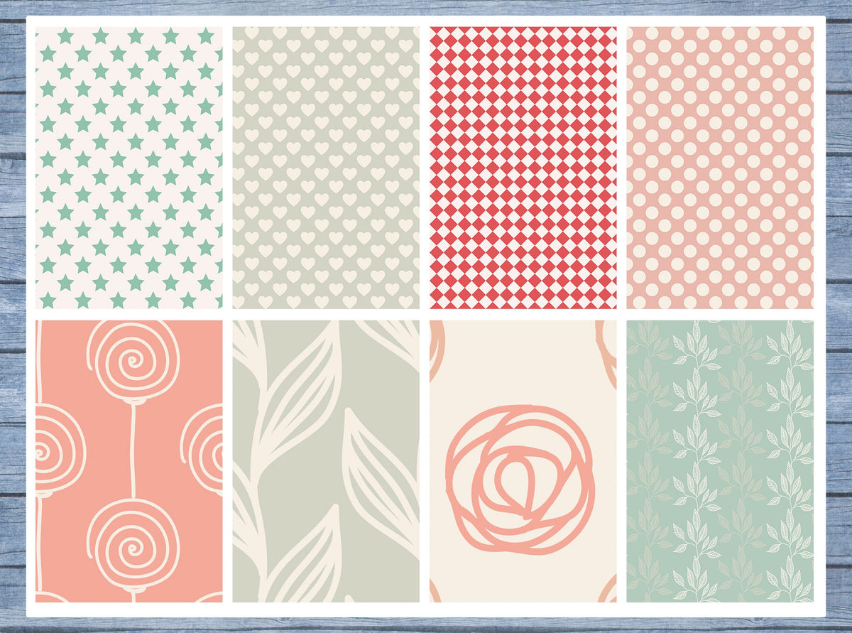 Floral Full Box Planner Stickers, Big Happy Planner, Erin Condren, Classic Happy Planner