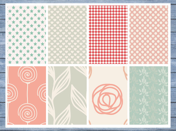 Floral Full Box Planner Stickers, Big Happy Planner, Erin Condren, Classic Happy Planner