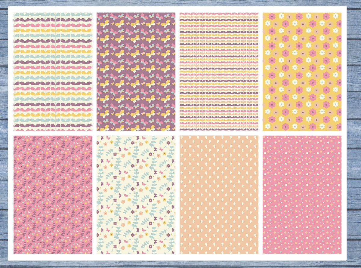 Floral Full Box Planner Stickers, Big Happy Planner, Erin Condren, Classic Happy Planner, Mini Happy Planner