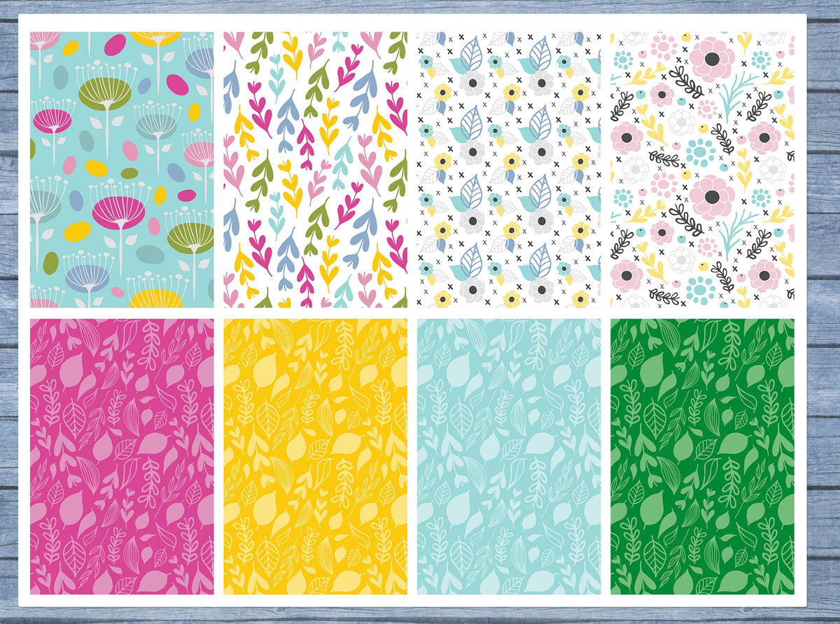 Floral Full Box Planner Stickers, Big Happy Planner, Erin Condren, Classic Happy Planner, Mini Happy Planner