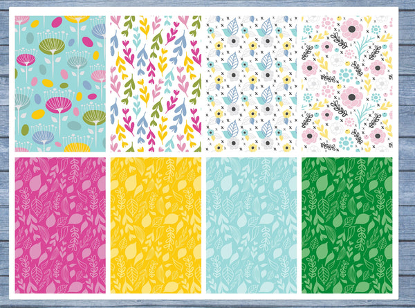 Floral Full Box Planner Stickers, Big Happy Planner, Erin Condren, Classic Happy Planner, Mini Happy Planner