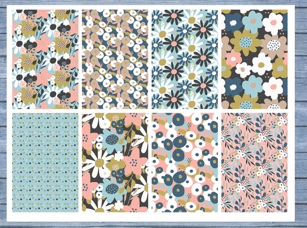 Floral Full Box Planner Stickers, Big Happy Planner, Erin Condren, Classic Happy Planner, Mini Happy Planner