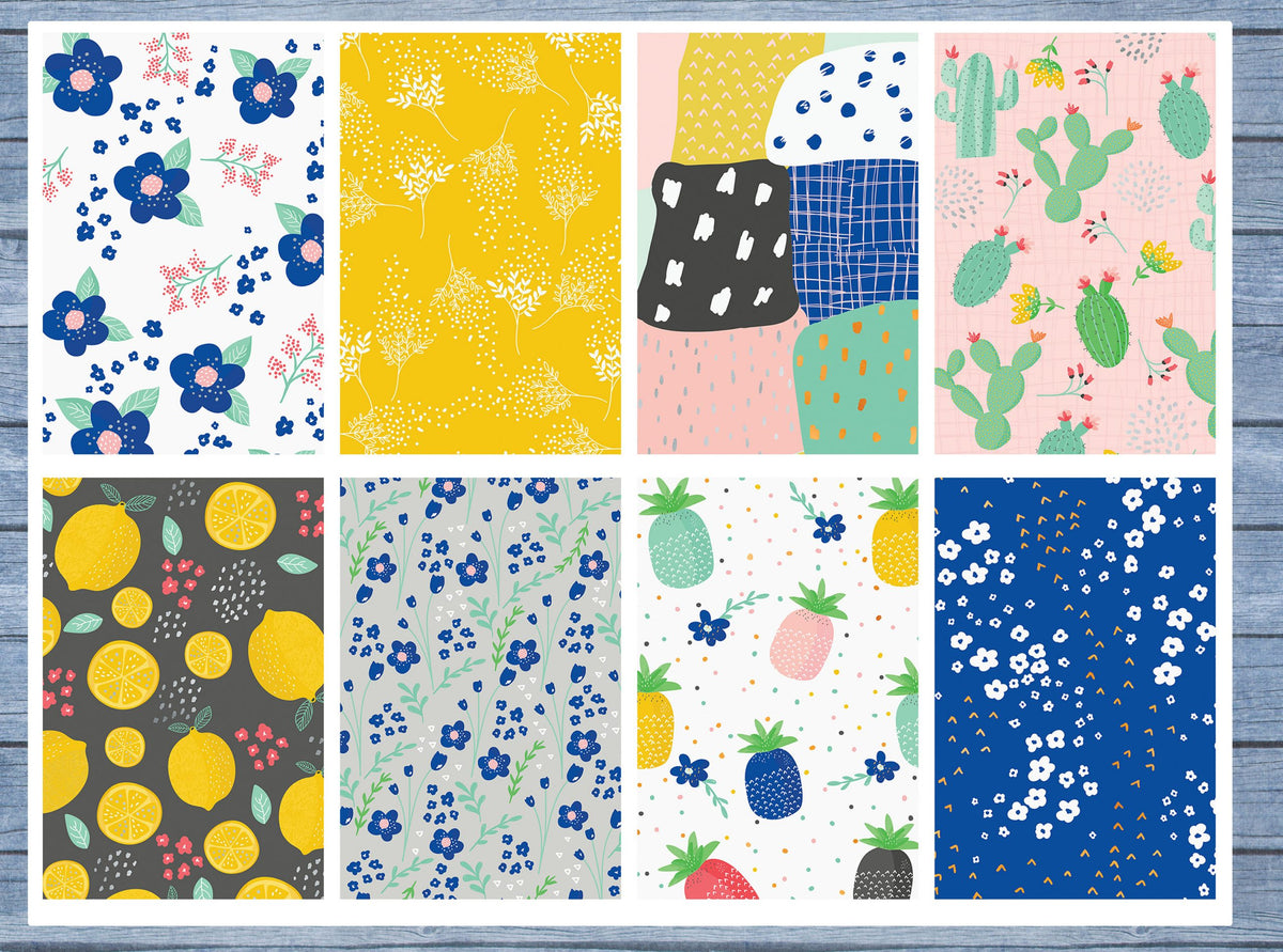Floral Pineapple Full Box Planner Stickers, Big Happy Planner, Erin Condren, Classic Happy Planner