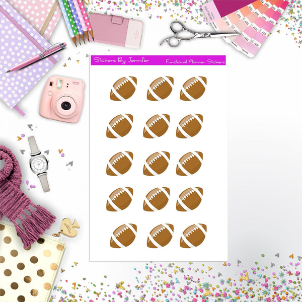 Football Stickers, Planner Stickers, Journal Stickers, Functional Planner Stickers, Stationary Stickers
