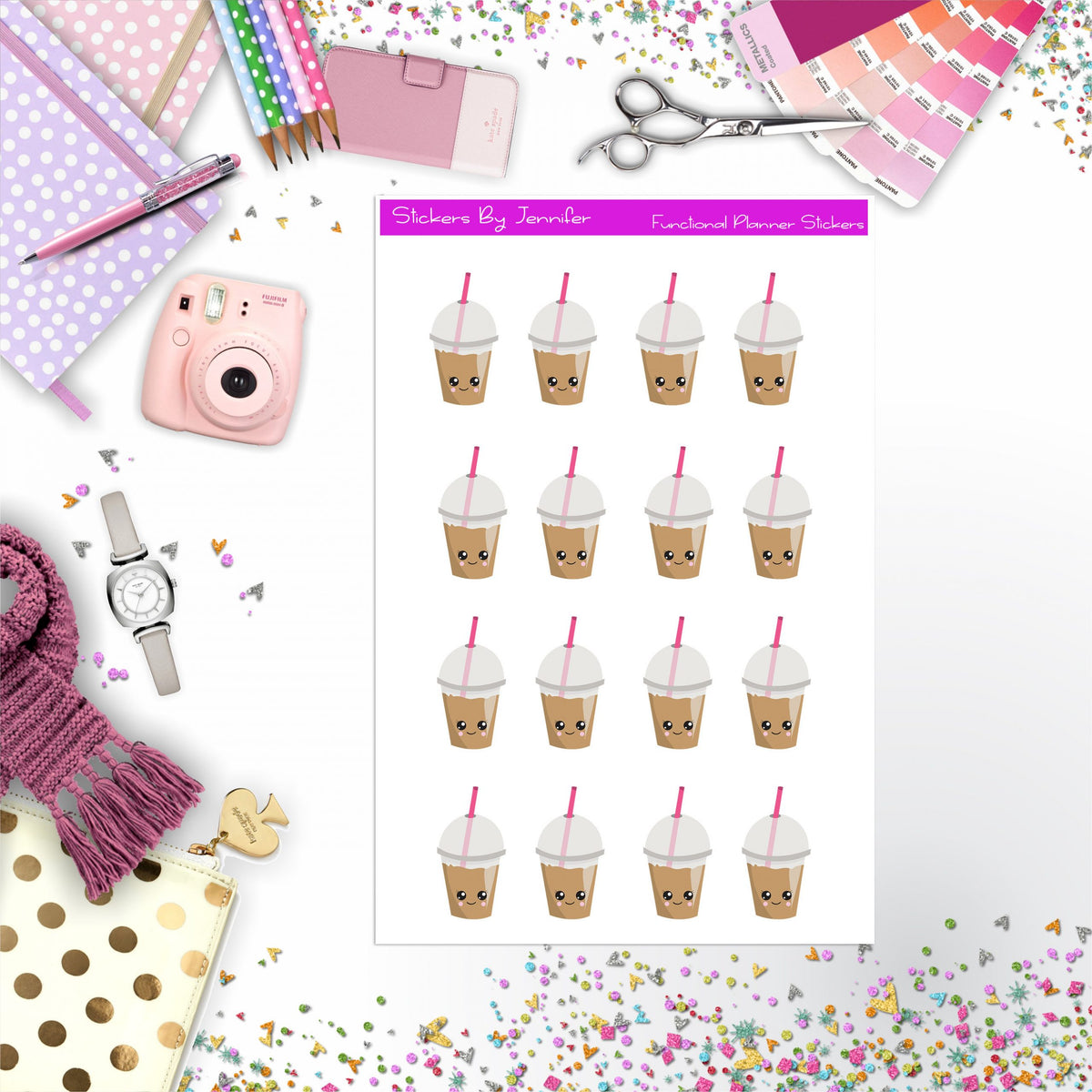 Frapp Stickers, Planner Stickers, Journal Stickers, Functional Planner Stickers, Stationary Stickers