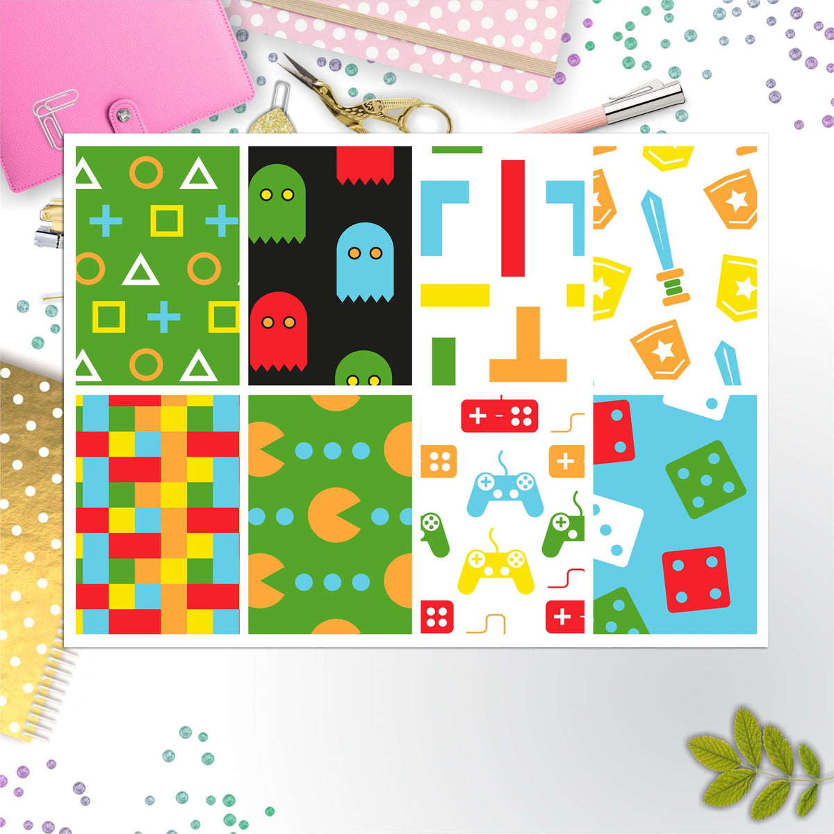 Gamer Full Box Big Happy Planner, Erin Condren, Classic Happy Planner