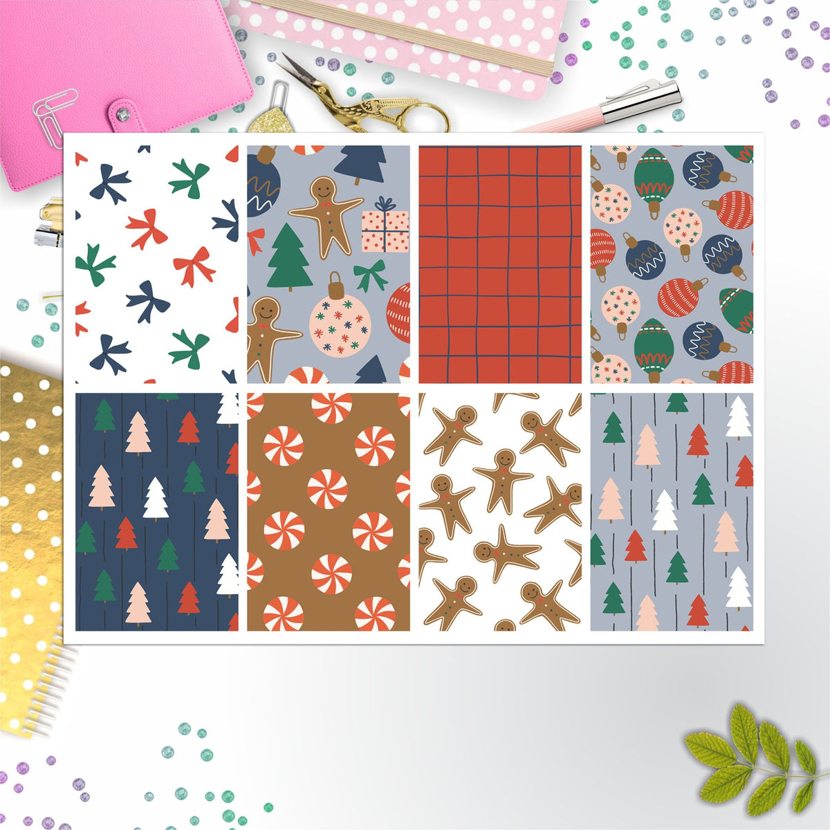 Ginger Bread Full Box Big Happy Planner, Erin Condren, Classic Happy Planner