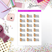 Grocery Shopping Stickers, Planner Stickers, Journal Stickers, Functional Planner Stickers, Stationary Stickers