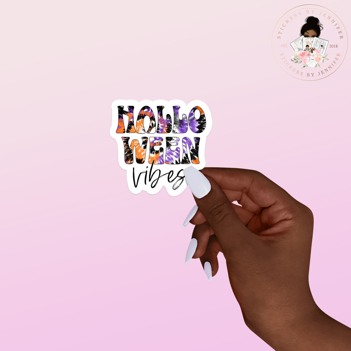 Hallo Vibes Vinyl Sticker