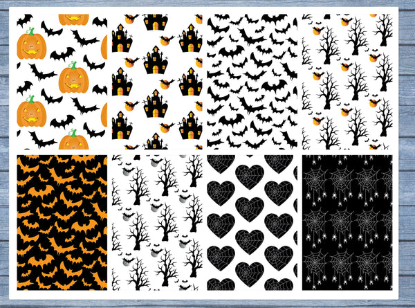 Halloween Theme Full Box Planner Stickers, Big Happy Planner, Erin Condren, Classic Happy Planner, Mini Happy Planner