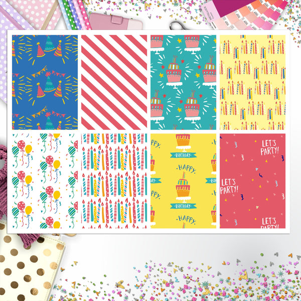 Happy Birthday Full Box Big Happy Planner, Erin Condren, Classic Happy Planner