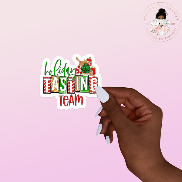 Holiday Tasting Vinyl Sticker