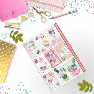 Llama Full Box Planner Stickers, Big Happy Planner, Erin Condren, Classic Happy Planner