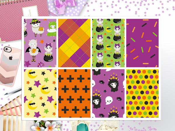 Llama Halloween Full Box Big Happy Planner, Erin Condren, Classic Happy Planner