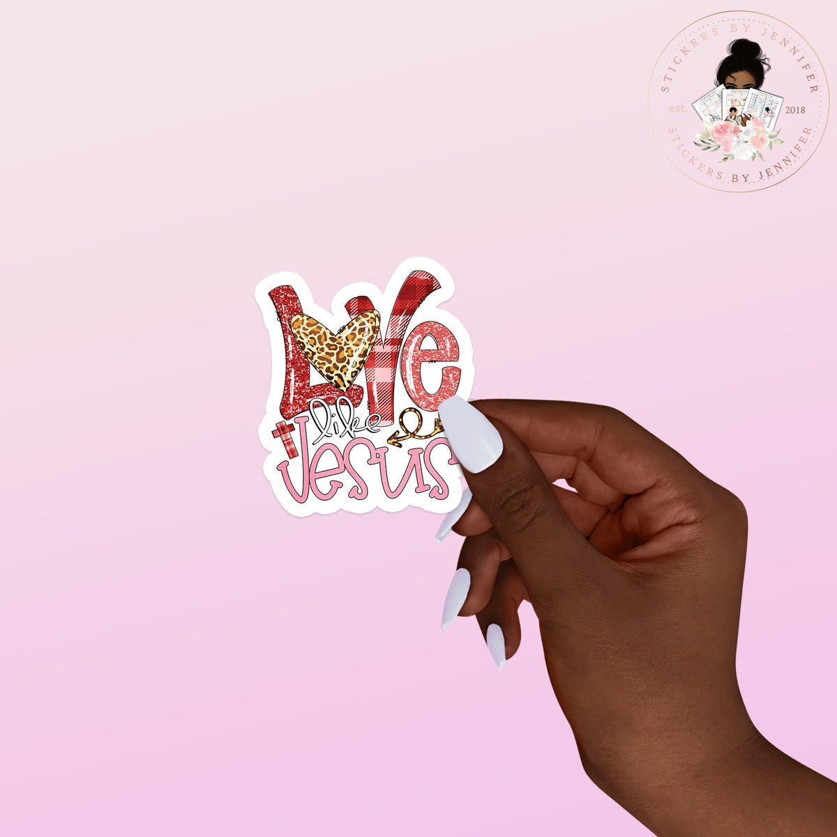 Love Like Jesus Vinyl Sticker