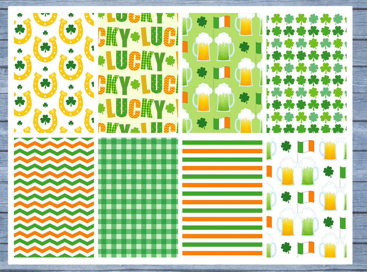 Lucky Full Box Planner Stickers, Big Happy Planner, Erin Condren, Classic Happy Planner