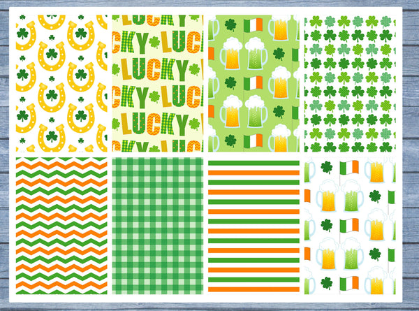 Lucky Full Box Planner Stickers, Big Happy Planner, Erin Condren, Classic Happy Planner