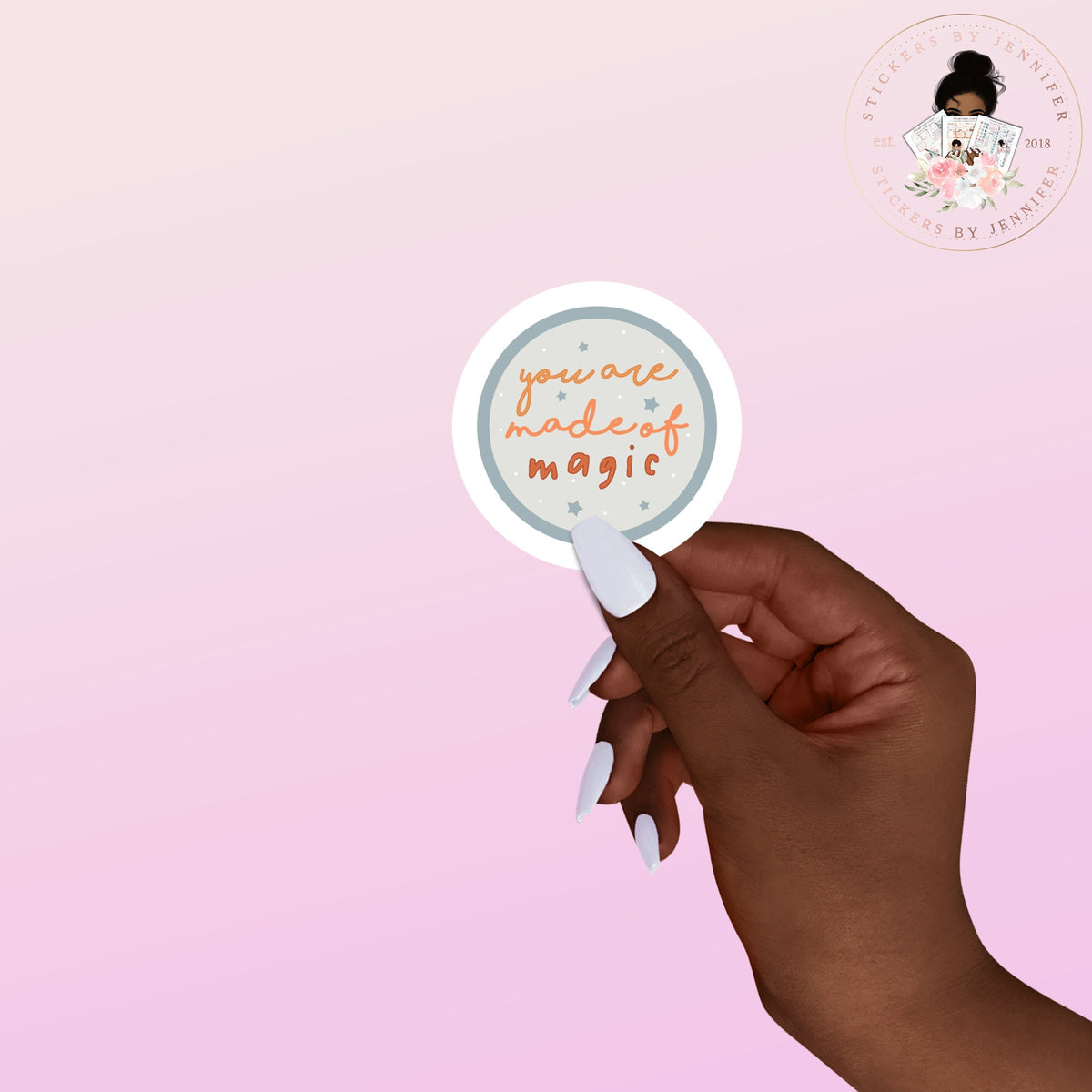 Made Of Magic Vinyl Sticker