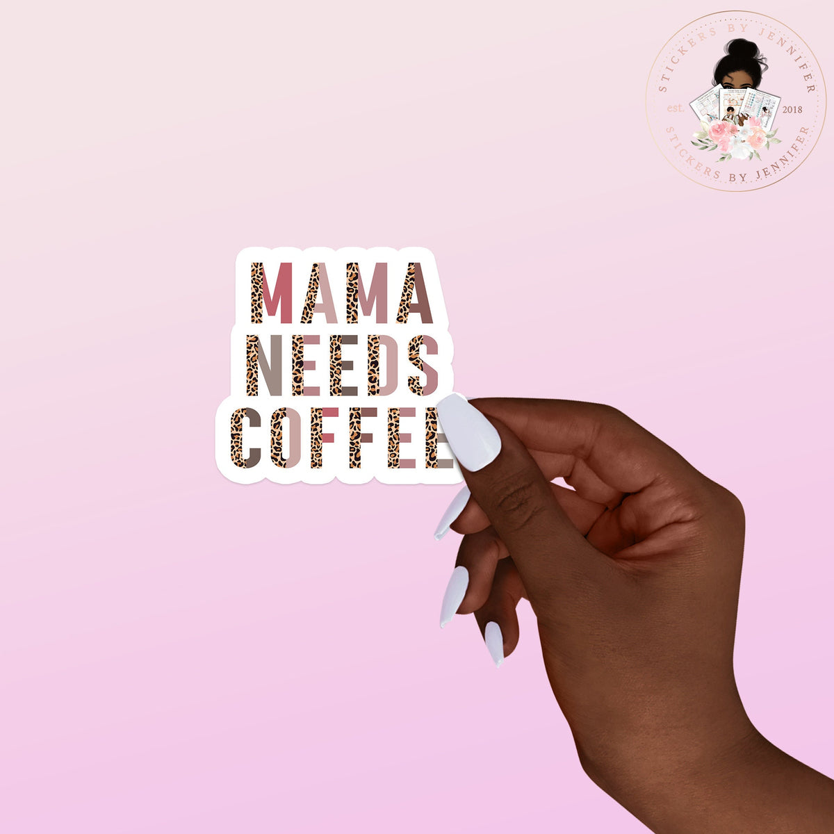 Mama Coffee Vinyl Sticker