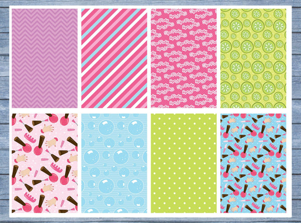 Manicure Full Box Planner Stickers, Big Happy Planner, Erin Condren, Classic Happy Planner