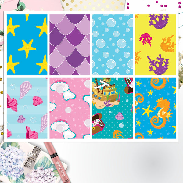 Mermaid Full Box Big Happy Planner, Erin Condren, Classic Happy Planner