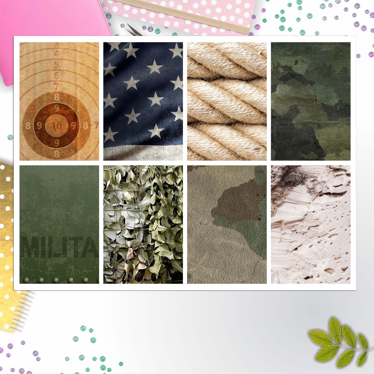 Military Full Box Big Happy Planner, Erin Condren, Classic Happy Planner