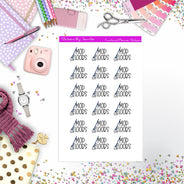 Mop Floors Stickers, Planner Stickers, Journal Stickers, Functional Planner Stickers, Stationary Stickers