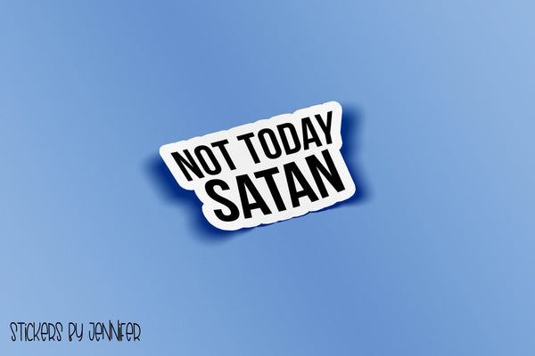 No Satan Vinyl Sticker