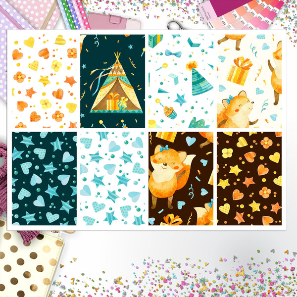 Party Fox Full Box Big Happy Planner, Erin Condren, Classic Happy Planner