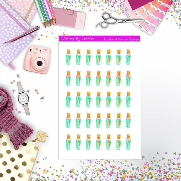Pasta Stickers, Planner Stickers, Journal Stickers, Functional Planner Stickers, Stationary Stickers