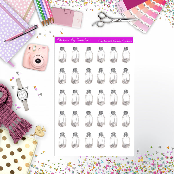 Pepper Stickers, Planner Stickers, Journal Stickers, Functional Planner Stickers, Stationary Stickers