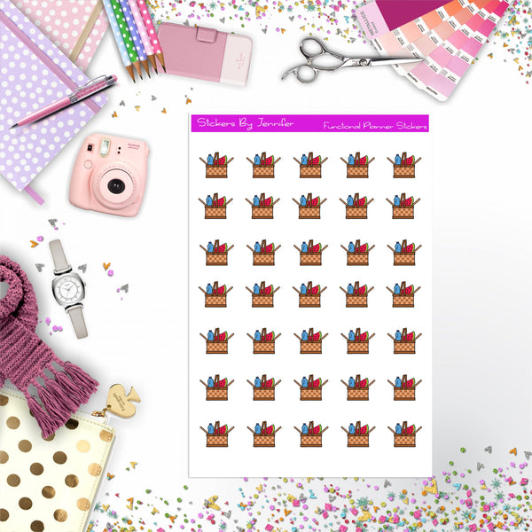 Picnic Stickers, Planner Stickers, Journal Stickers, Functional Planner Stickers, Stationary Stickers